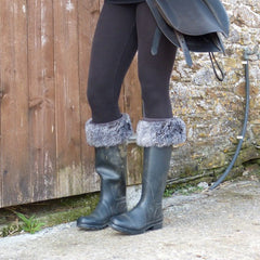 boot toppers grey