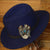 Navy Fedora Hat