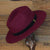 Wine Fedora Hat