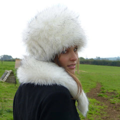 Snow Fox Faux Fur Hat